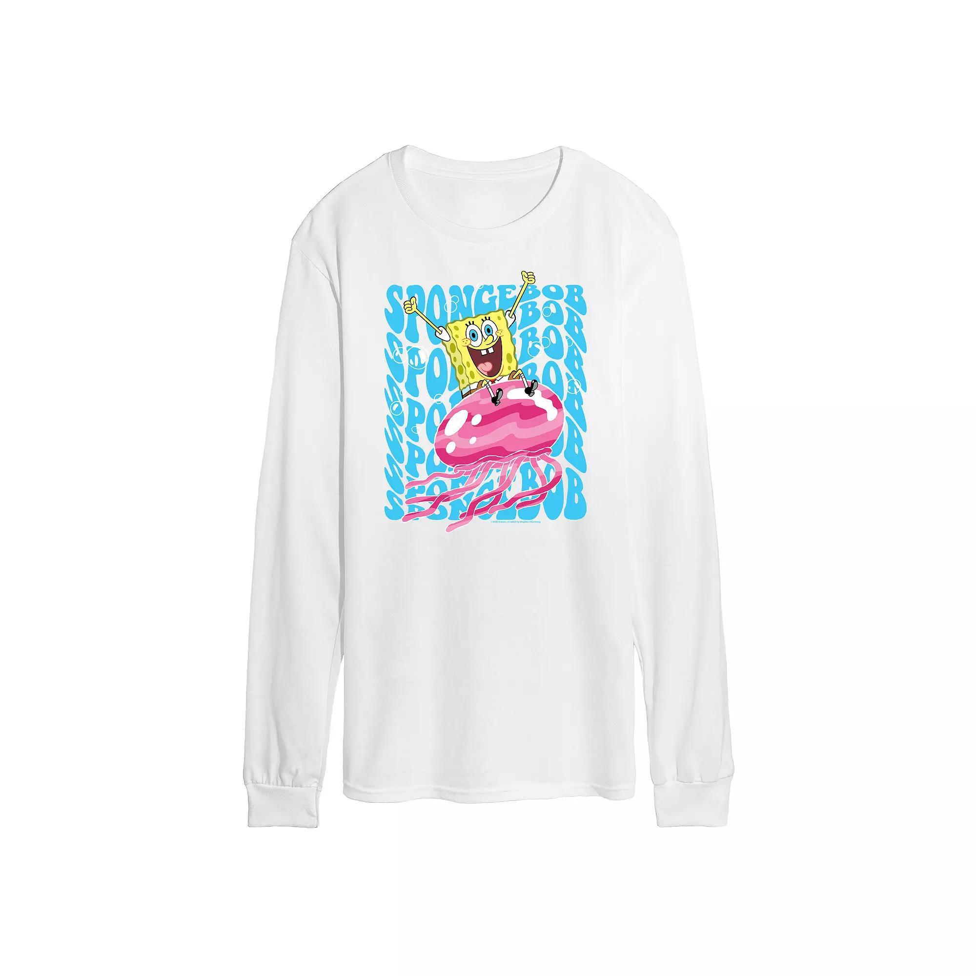 Men's Nickelodeon SpongeBob Squarepants Jelly Wave Long Sleeve,  Product Image