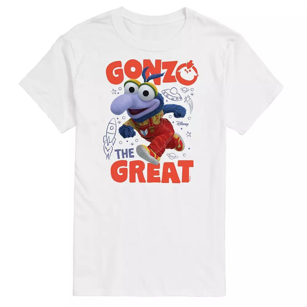 Disney's Muppet Babies Big & Tall Gonzo The Great Graphic Tee, Men's, Size: XL Tall, White Product Image