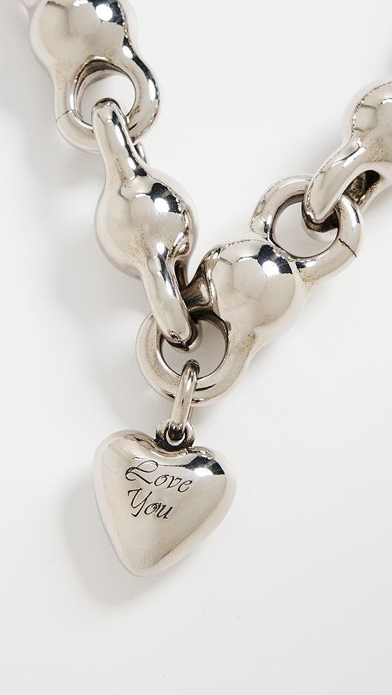 Acne Studios Heart Charm Necklace | Shopbop Product Image