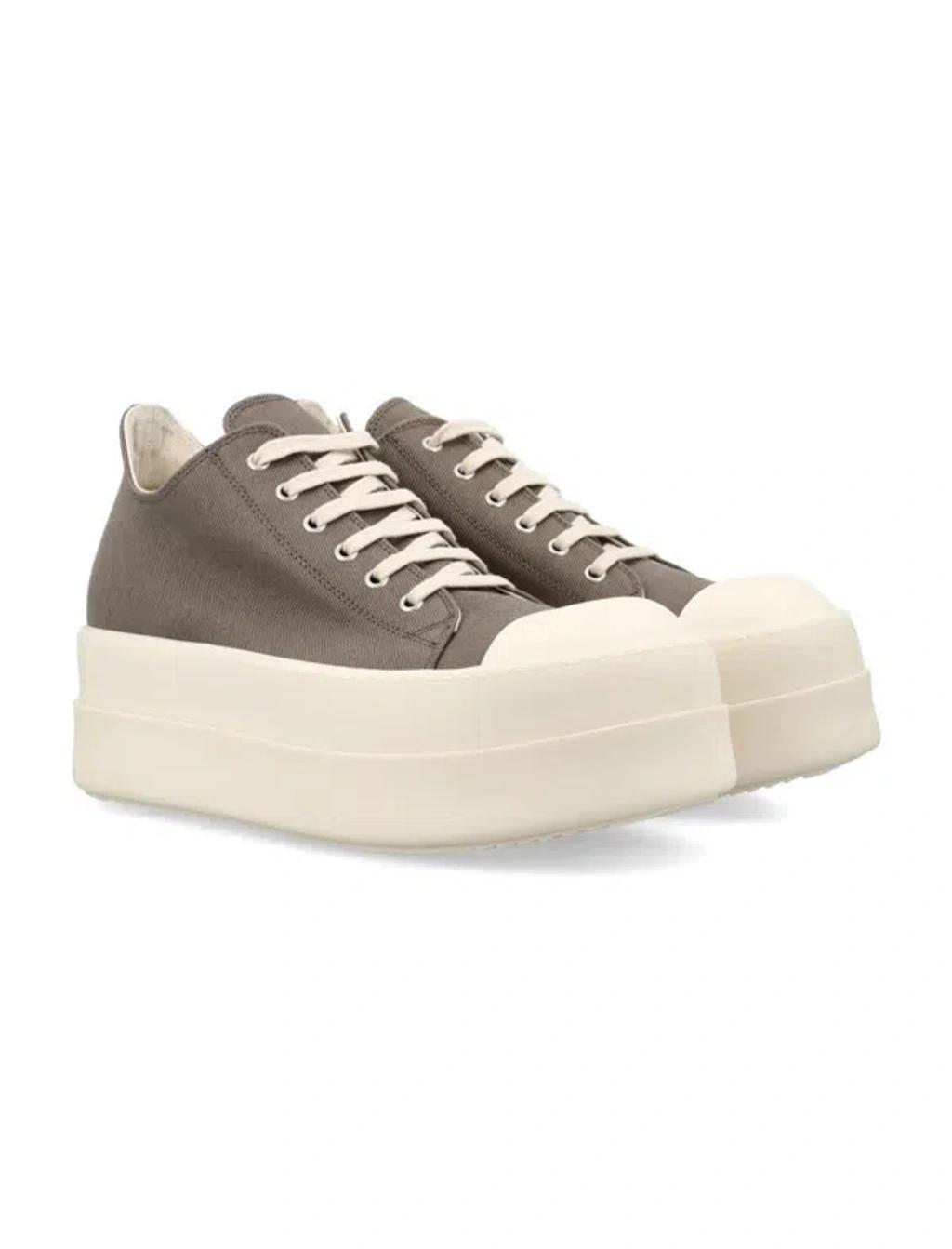 RICK OWENS DRKSHDW Double Bumper Low Sneaks In Grey Product Image