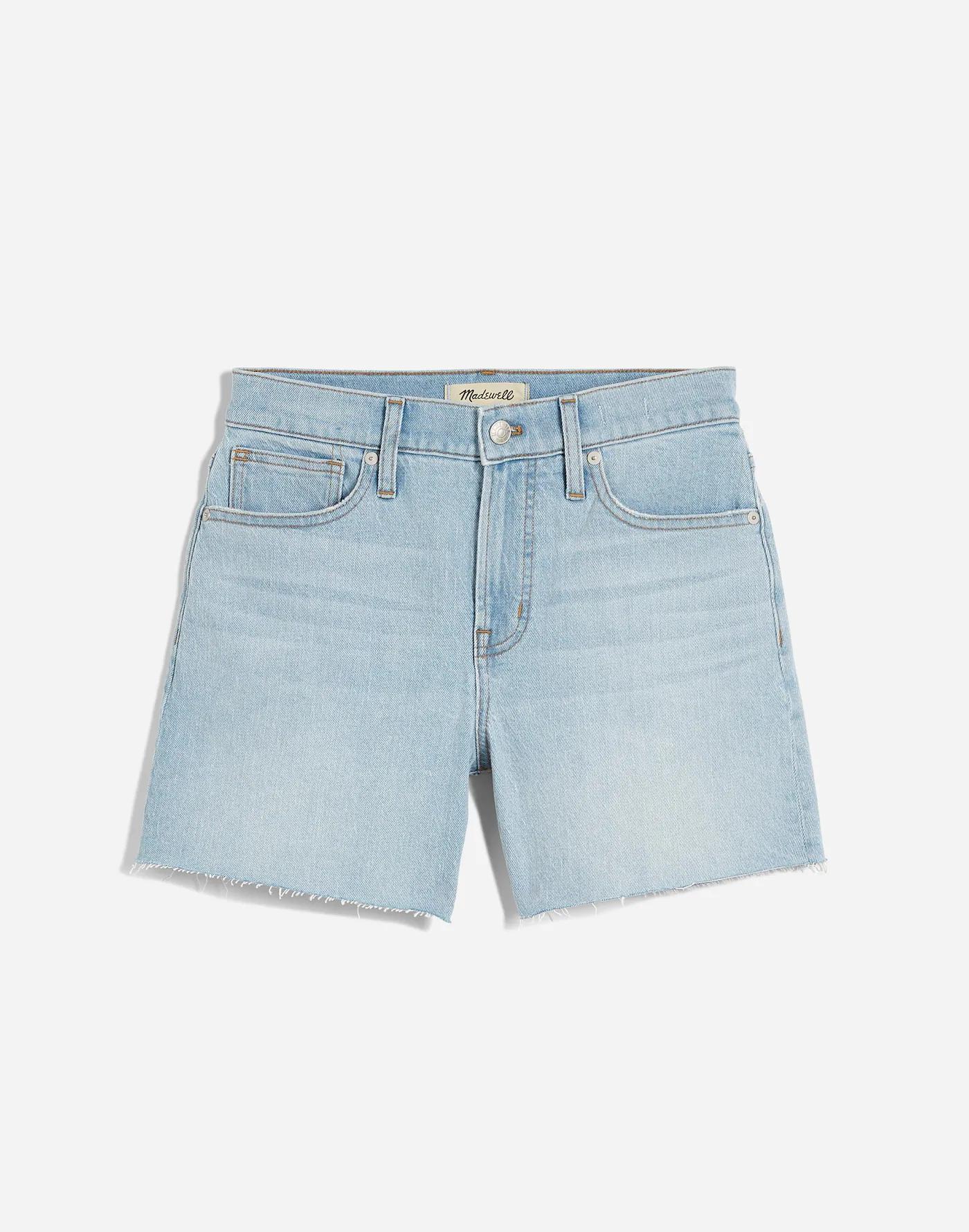 The Perfect Vintage Jean Short in Fitzgerald Wash: Raw-Hem Edition Product Image