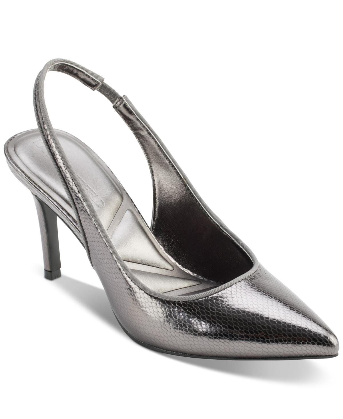 Karl Lagerfeld Paris Womens Rosalyn Pointed-Toe Slingback Pumps Product Image