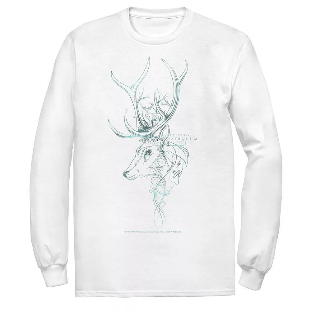 Men's Harry Potter Expecto Patronum Stag Line Art Tee,  Product Image