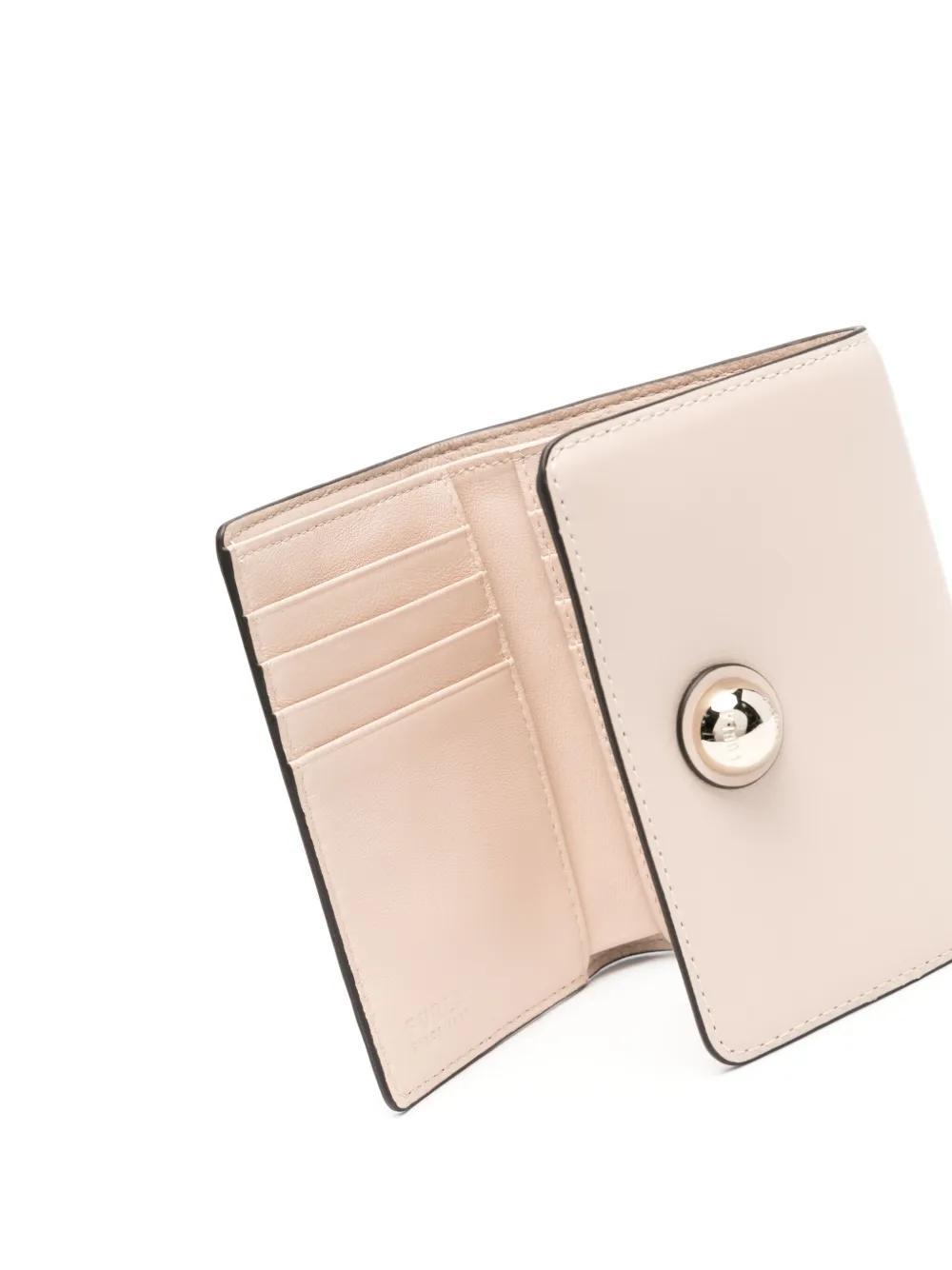 FURLA Sfera M Leather Wallet In Neutrals Product Image