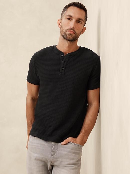 Herringbone Henley Product Image