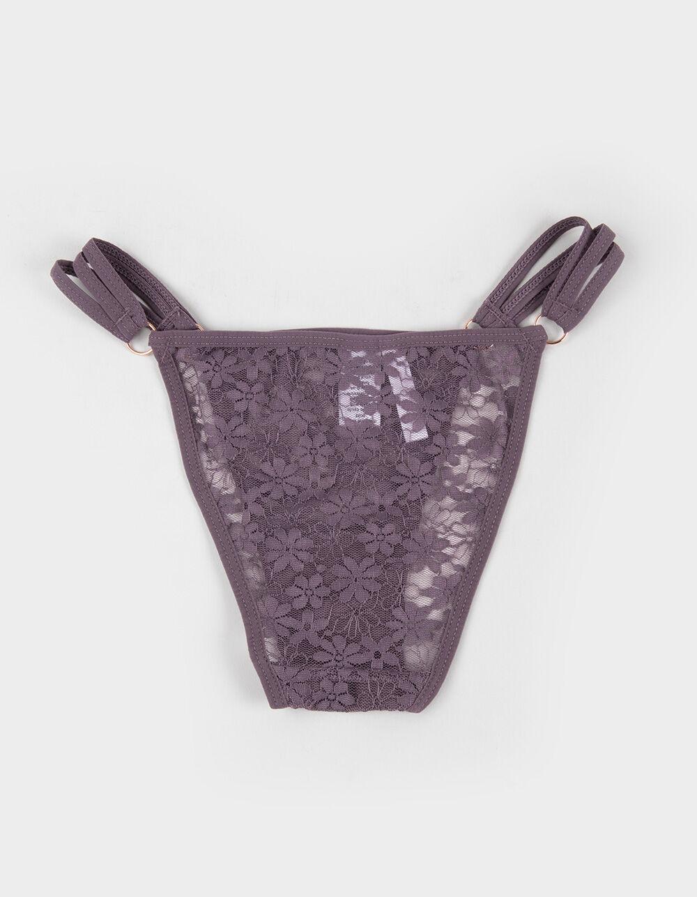 FULL TILT Side Strappy Lace Cheeky Panties Product Image