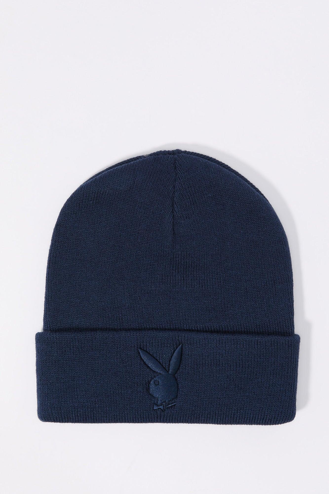 Playboy Embroidered Ribbed Knit Beanie Male Product Image