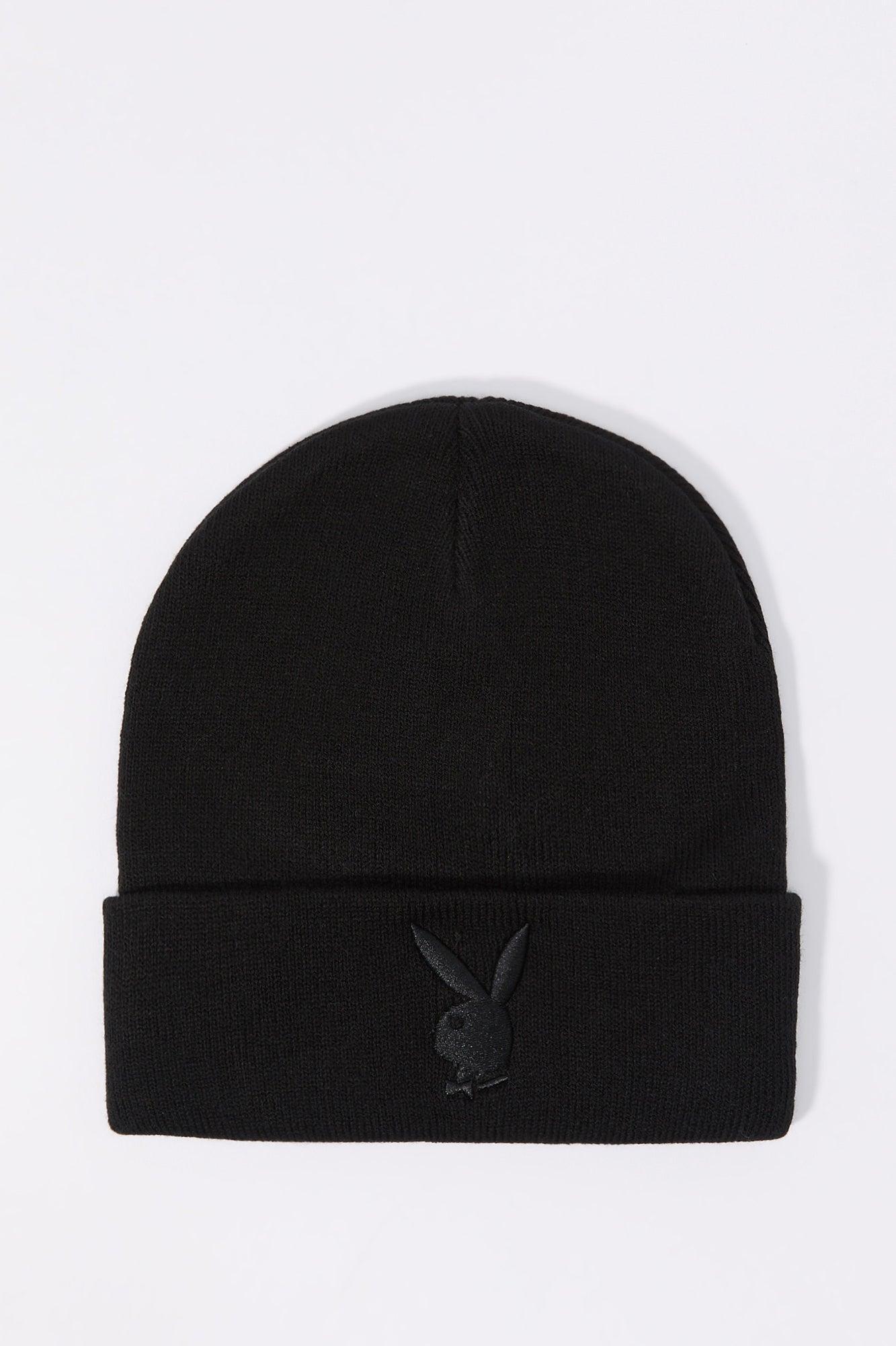 Playboy Embroidered Ribbed Knit Beanie Male Product Image