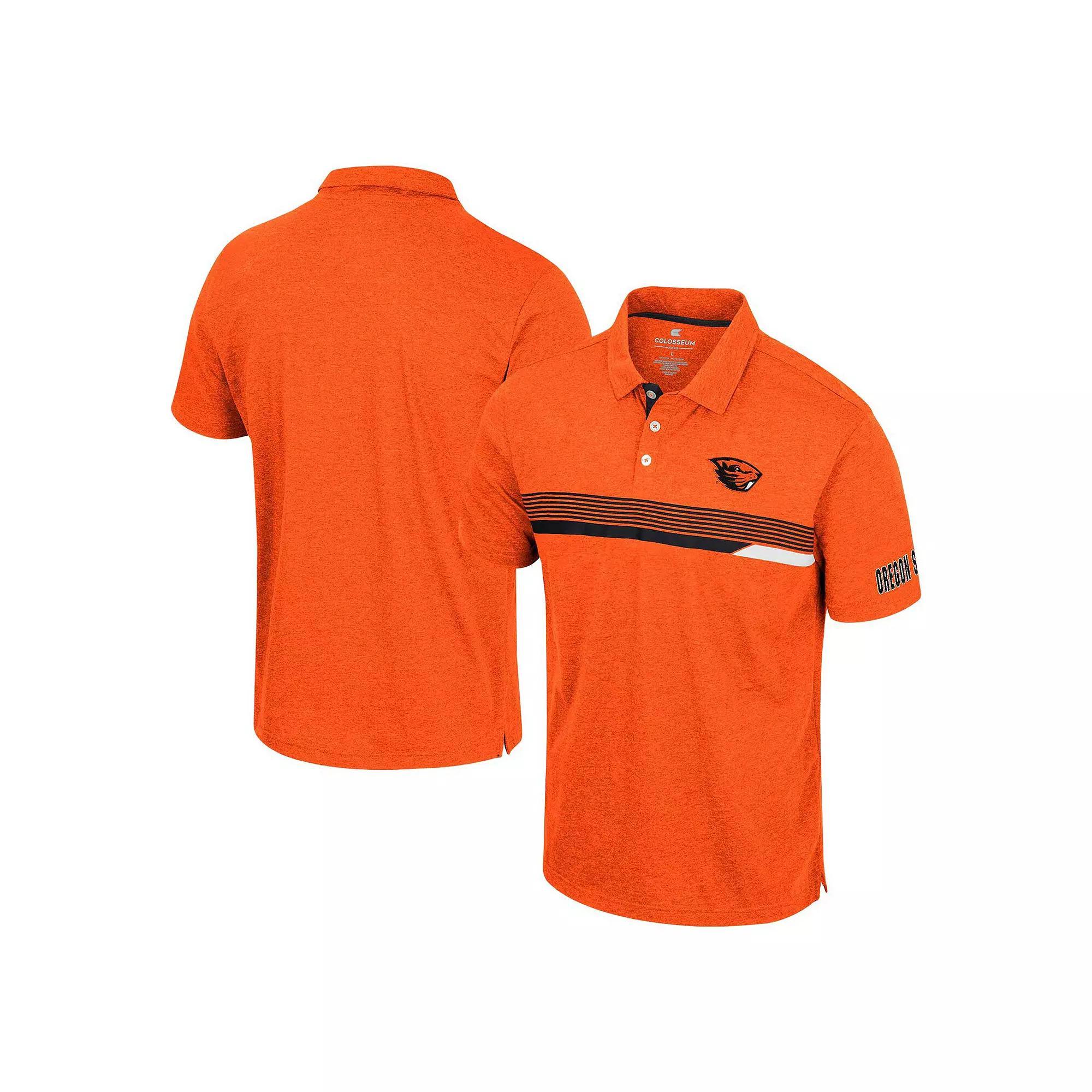 Men's Colosseum Orange Oregon State Beavers No Problemo Polo,  Product Image
