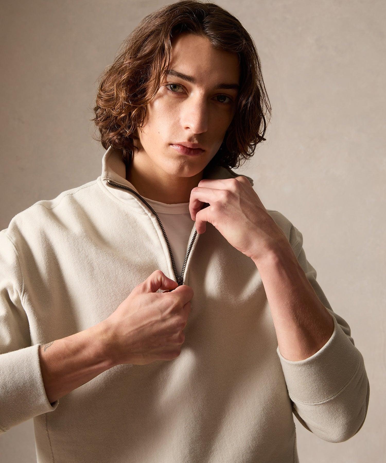 Fleece Quarter-Zip Sweatshirt Product Image