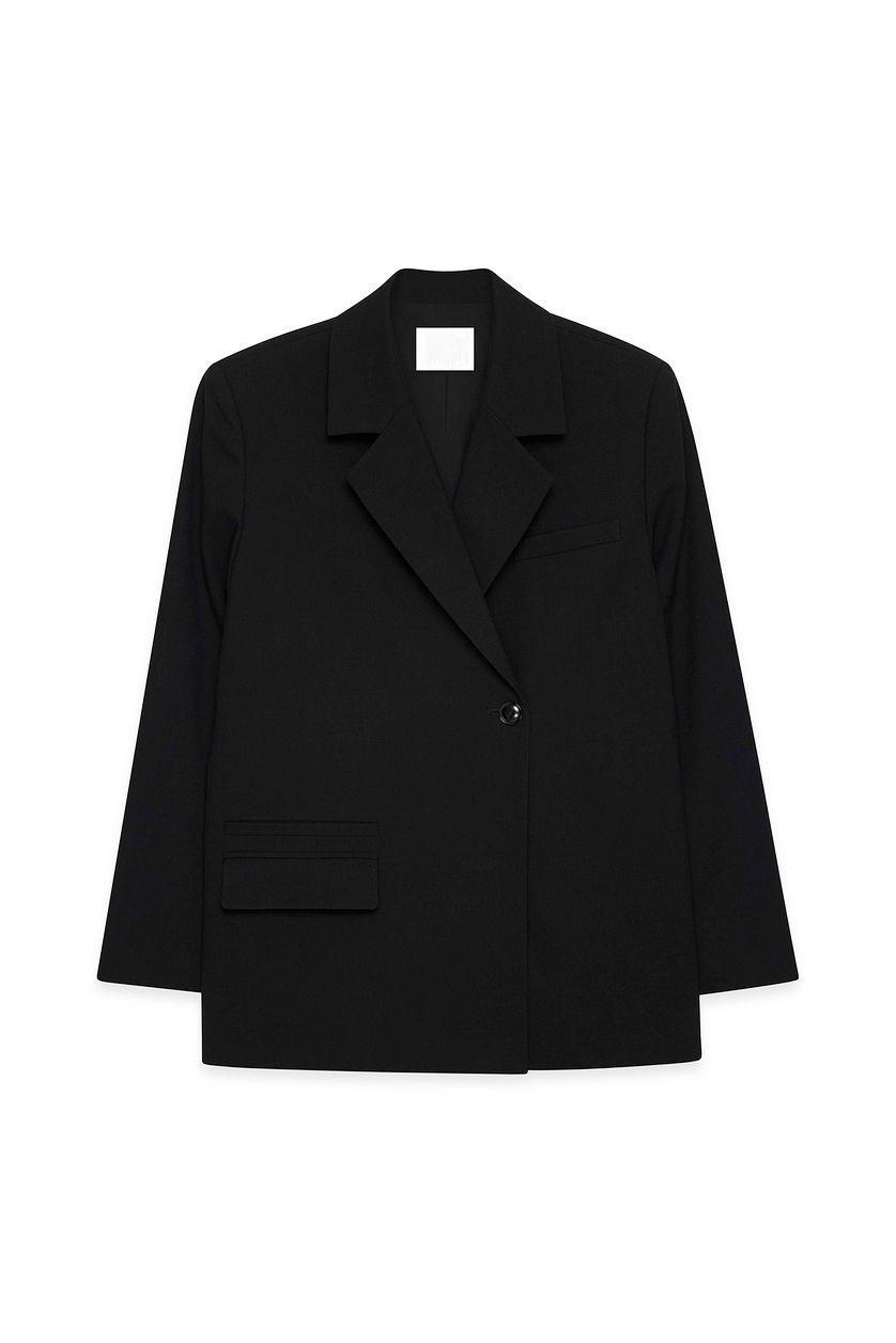 Regular Blazer With Overlap Product Image