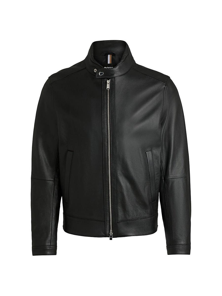 Mens Mansell Leather Jacket Product Image