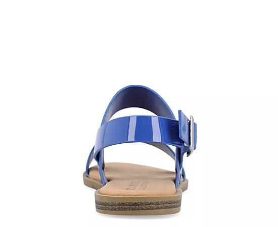 Journee Women's Lavine Sandals, Size: 6.5, Royal Blue Product Image