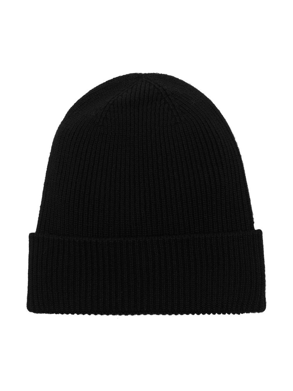 logo-patch knitted beanie Product Image
