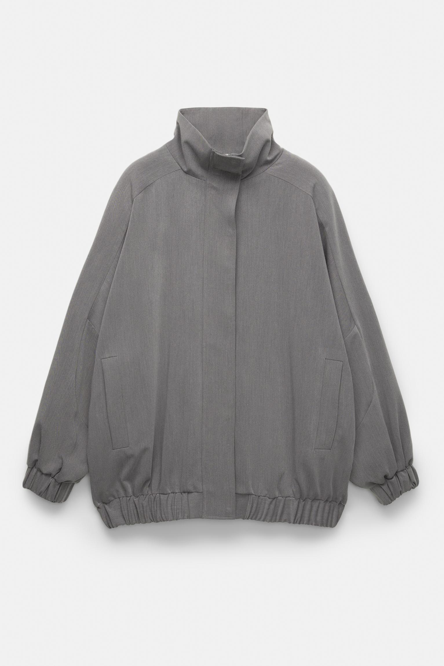 Oversize turtleneck jacket Product Image