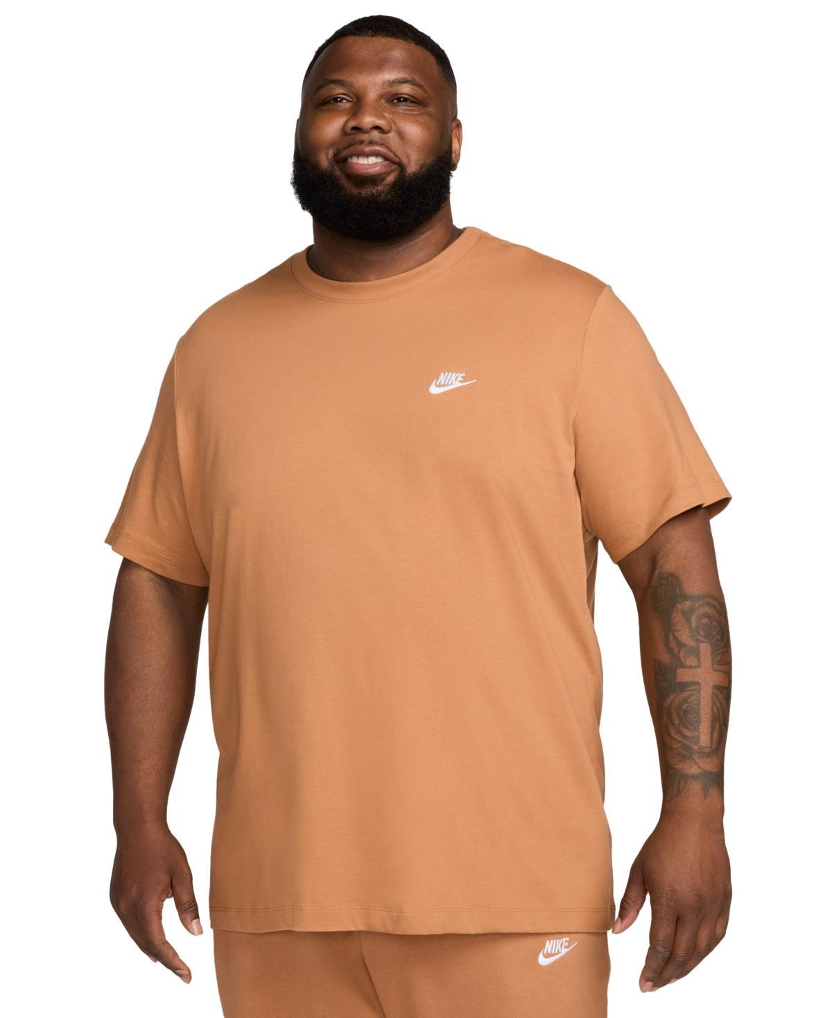 Men's Nike Sportswear Club Tee, Size: XL, Flax Product Image