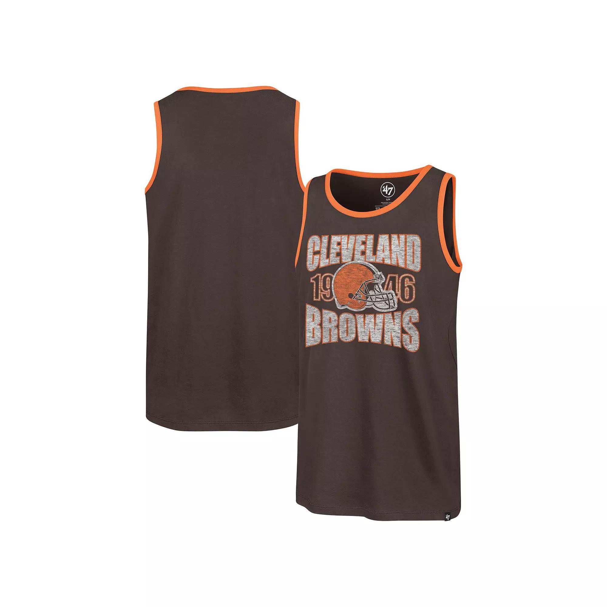 Men's '47 Navy Chicago Bears Upload Franklin Tank Top,  Product Image