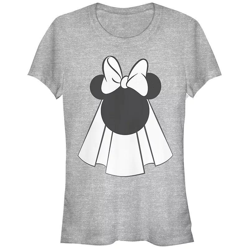 Disney's Minnie Mouse Bride Veil Juniors' Graphic Tee, Women's,  Product Image