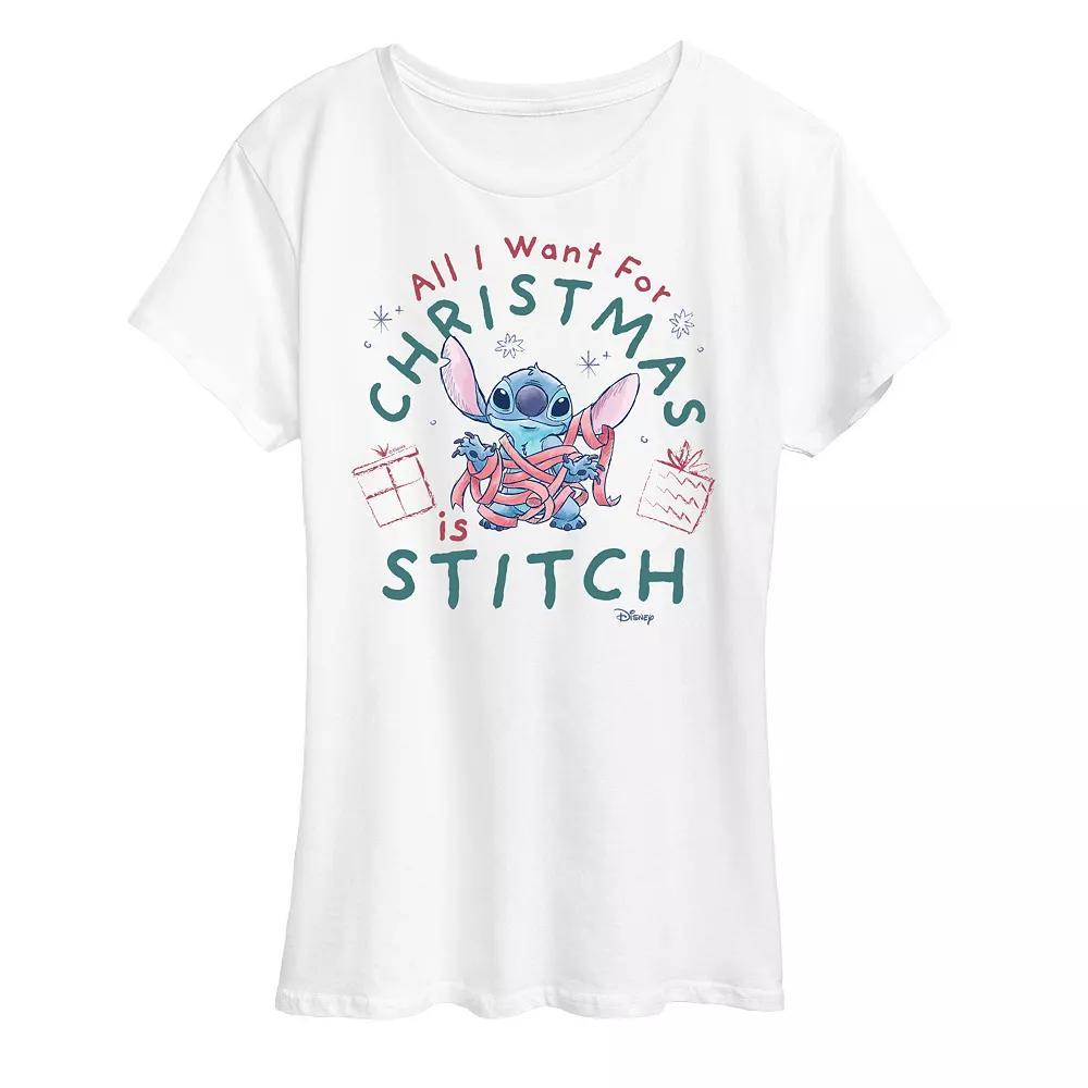 Disney's Lilo and Stitch Women's A Stitch Graphic Tee,  Product Image