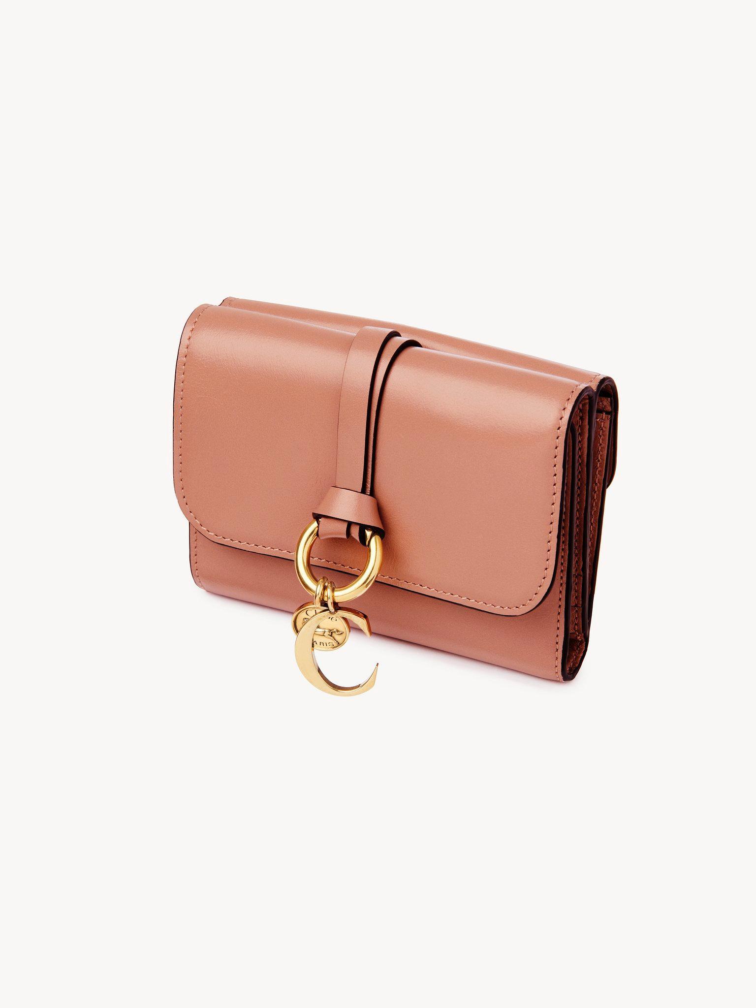 Small Alphabet tri-fold in shiny leather Product Image