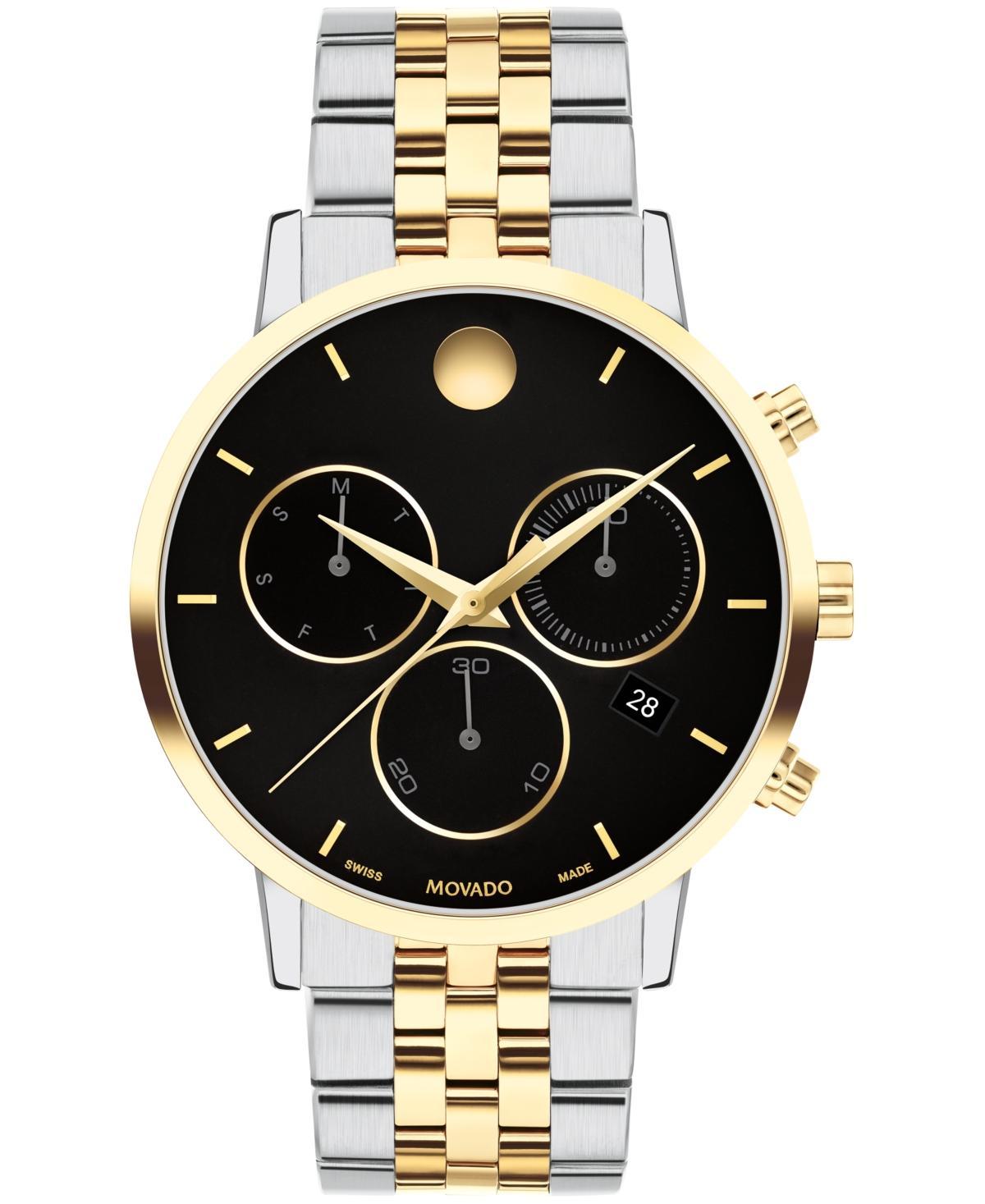 Movado Mens Museum Classic Quartz Chronograph Stainless Steel Bracelet Watch Product Image