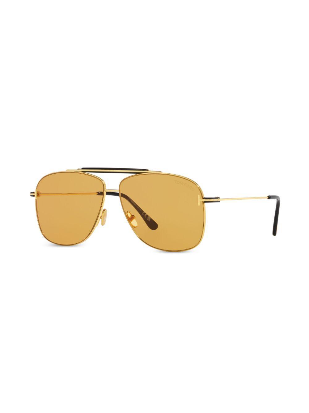 TOM FORD Man Sunglass Jaden In Brown Product Image