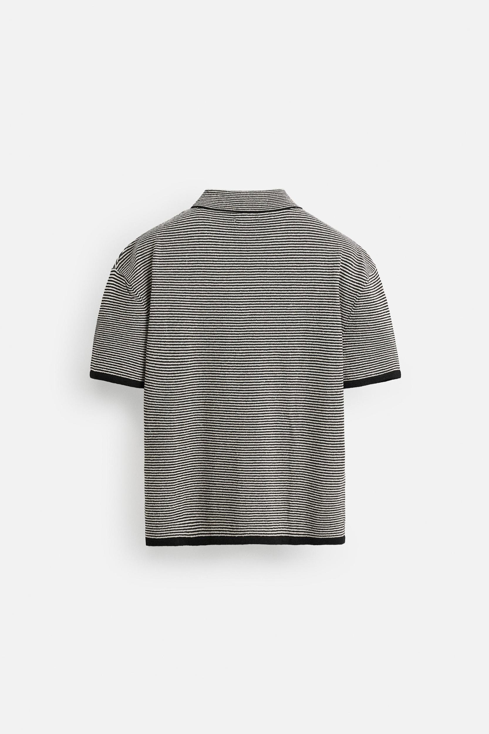 STRIPED KNIT SHIRT Product Image