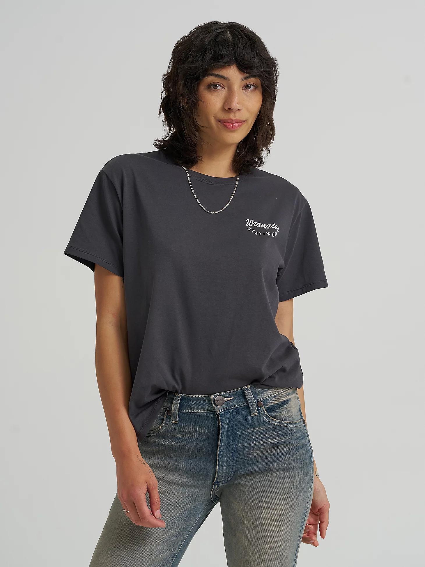 Women's Graphic Girlfriend Tee in Faded Product Image