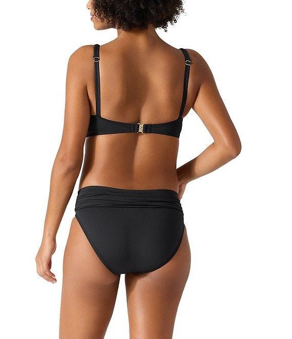 Tommy Bahama Pearl Solids Shirred Hipster Swim Bottom Product Image
