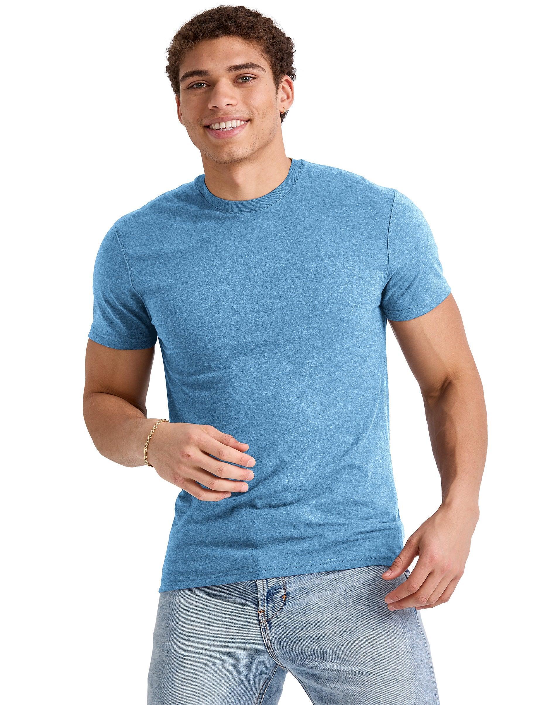 Hanes Originals Mens Tri-Blend T-Shirt Slate 2XL Product Image