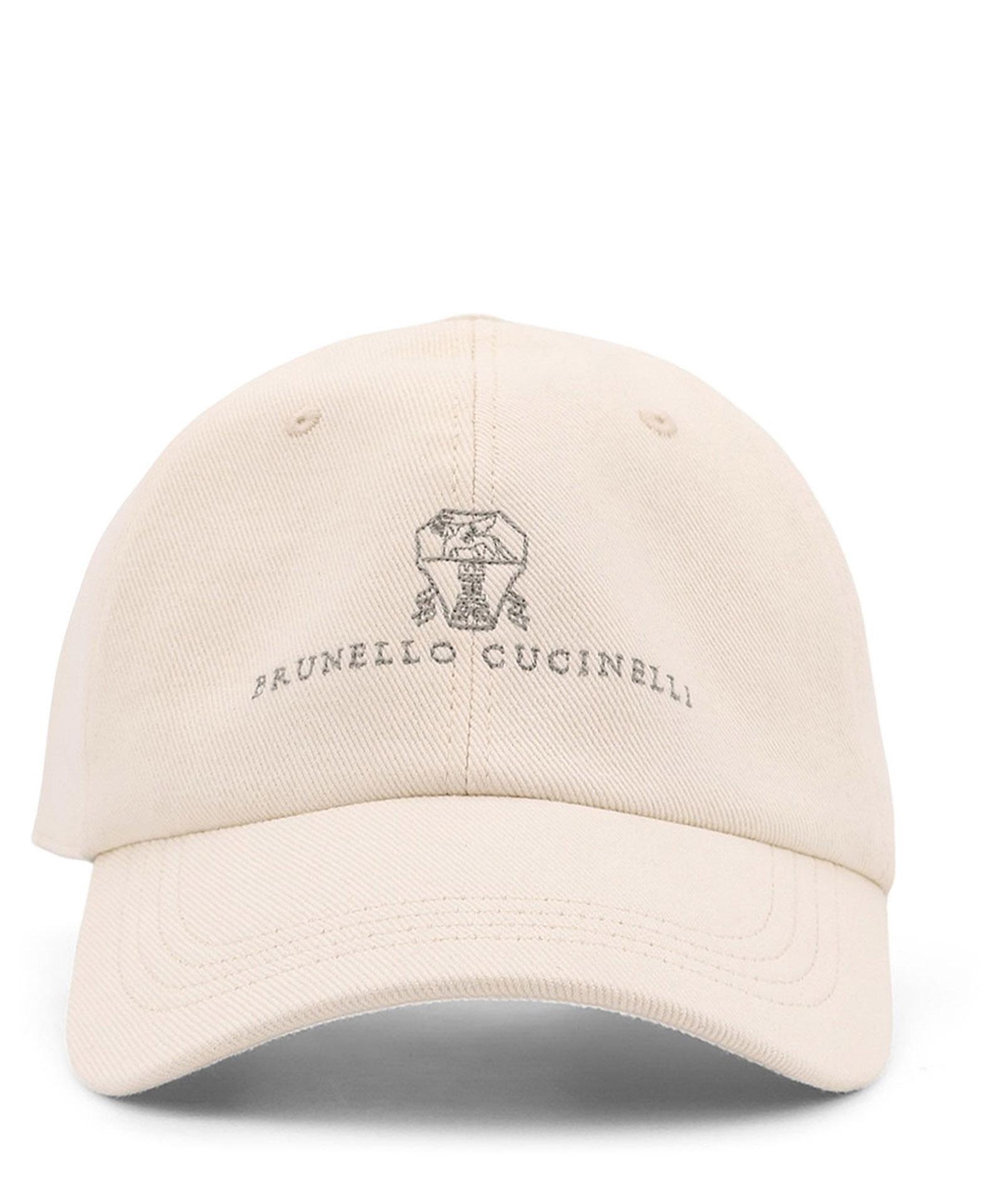 BRUNELLO CUCINELLI Cap In White Product Image