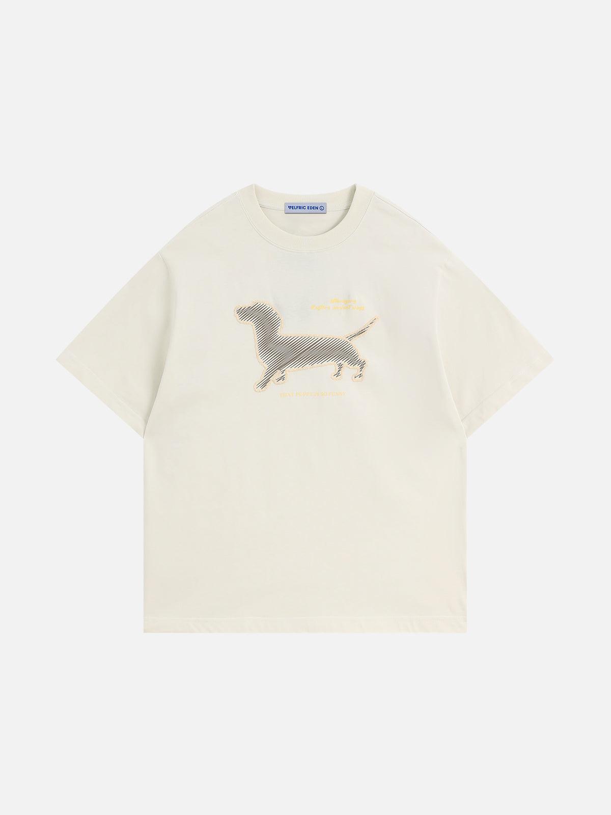 Aelfric Eden Graffiti Dachshund Print Tee Product Image