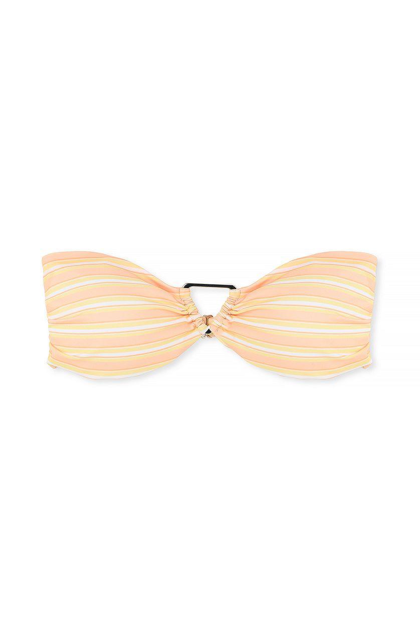 Triangle Detail Bandeau Bikini Top Product Image
