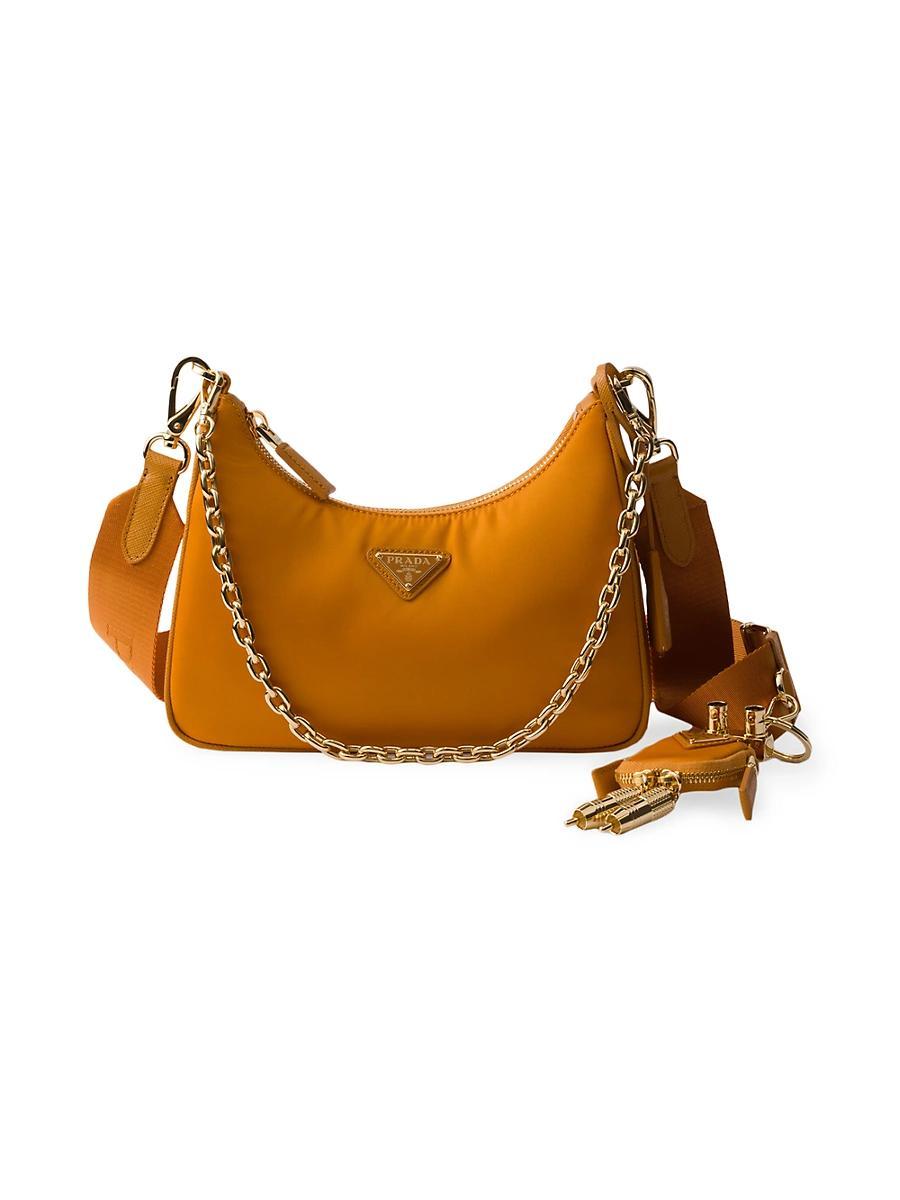 Womens Re-Edition 2005 Re-Nylon and Leather Shoulder Bag Product Image