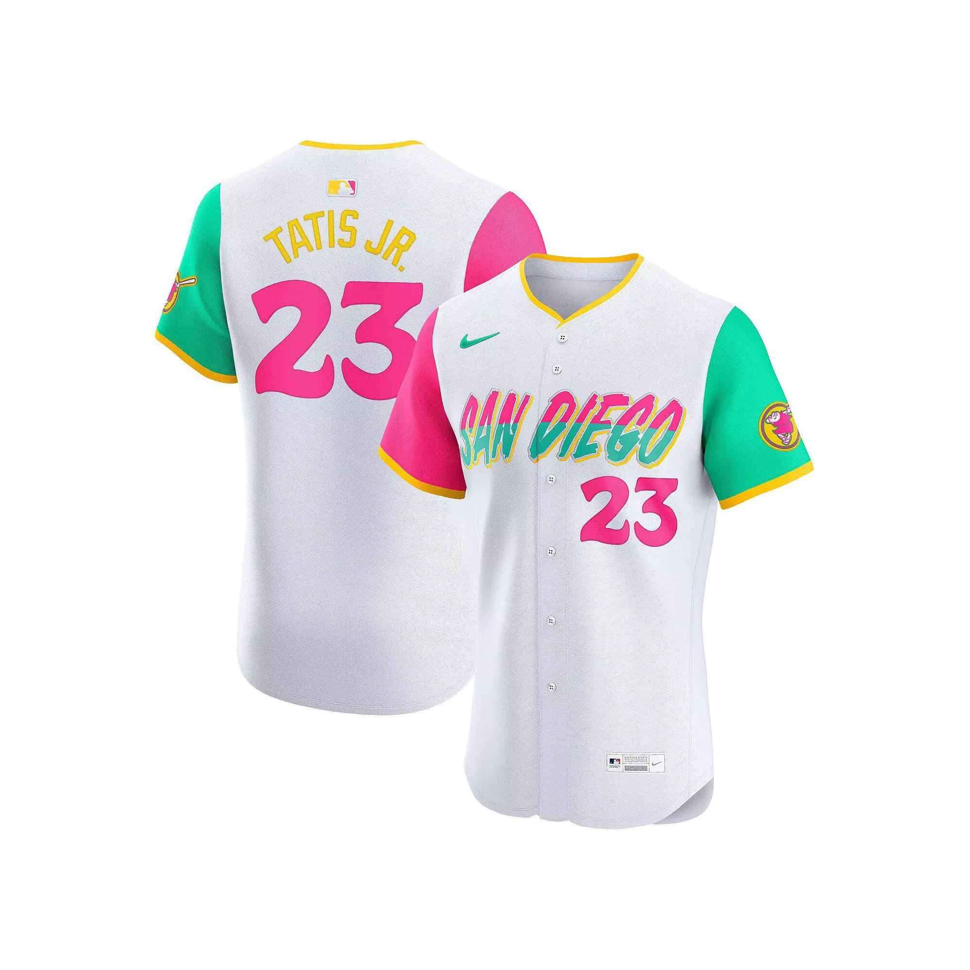 Men's Nike Fernando Tatis Jr. White San Diego Padres City Connect Elite Jersey,  Product Image