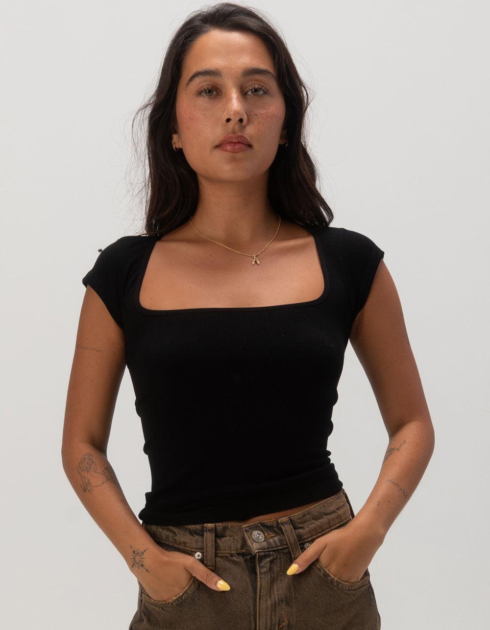 BDG Urban Outfitters Orla Square Neck Womens Top Product Image