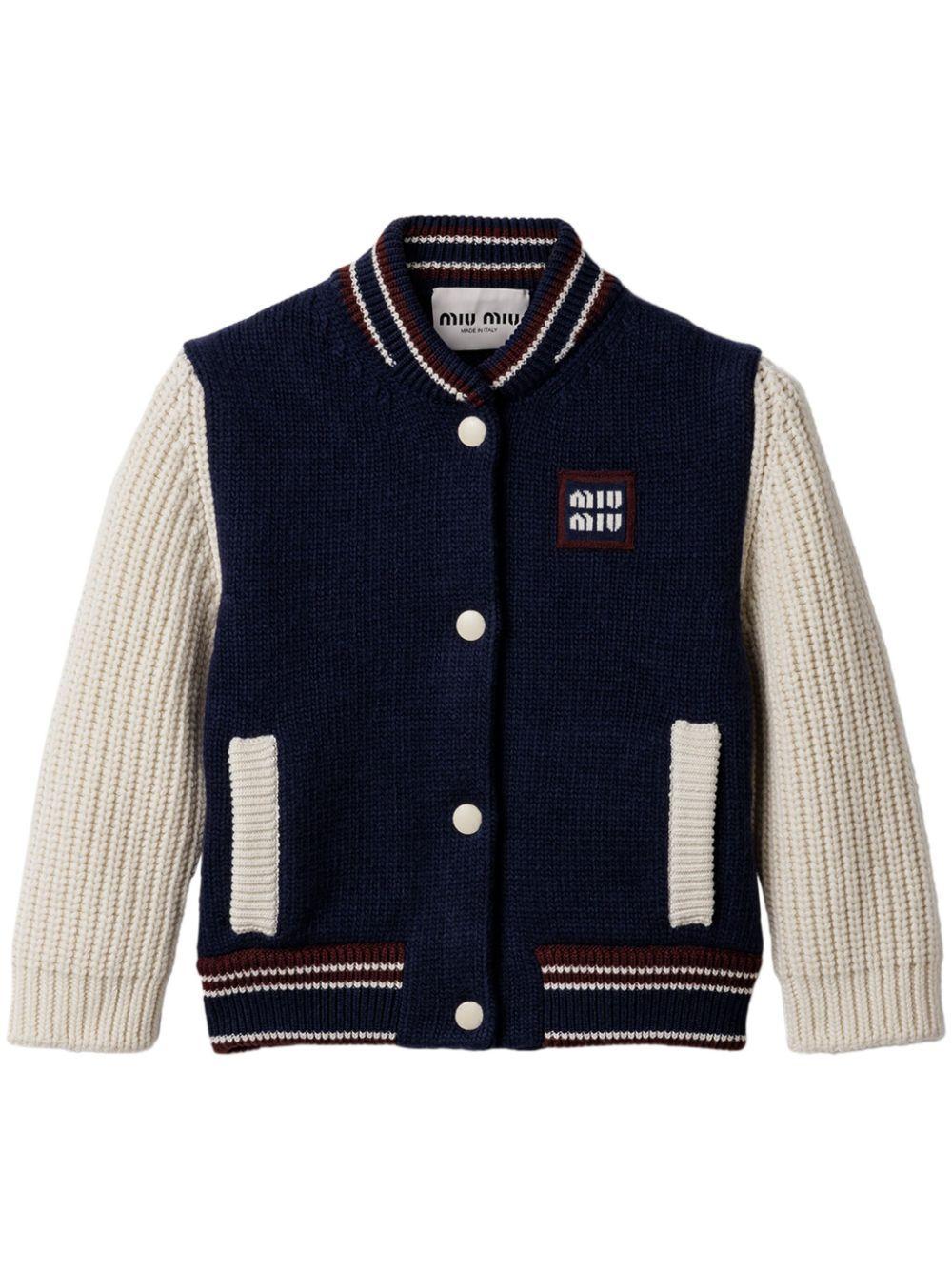 ribbed-knit cardigan Product Image