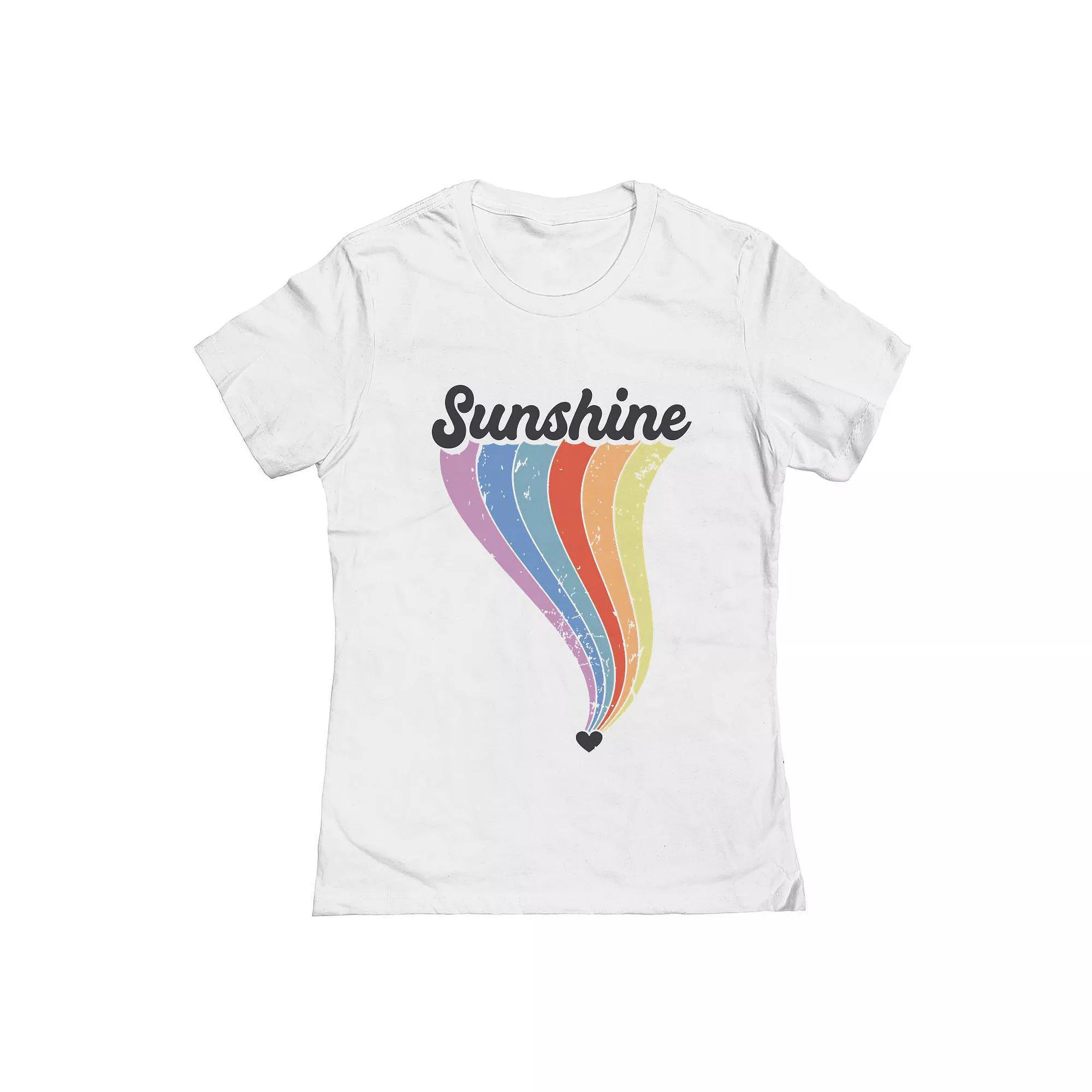 Junior's Grayson Threads The Label Sunshine Rainbow Pride Graphic Tee, Women's,  Product Image