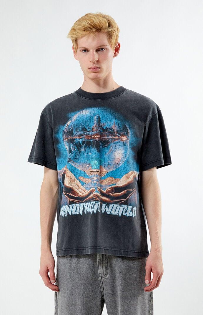 Men's Another World Vintage Oversized T-Shirt Product Image