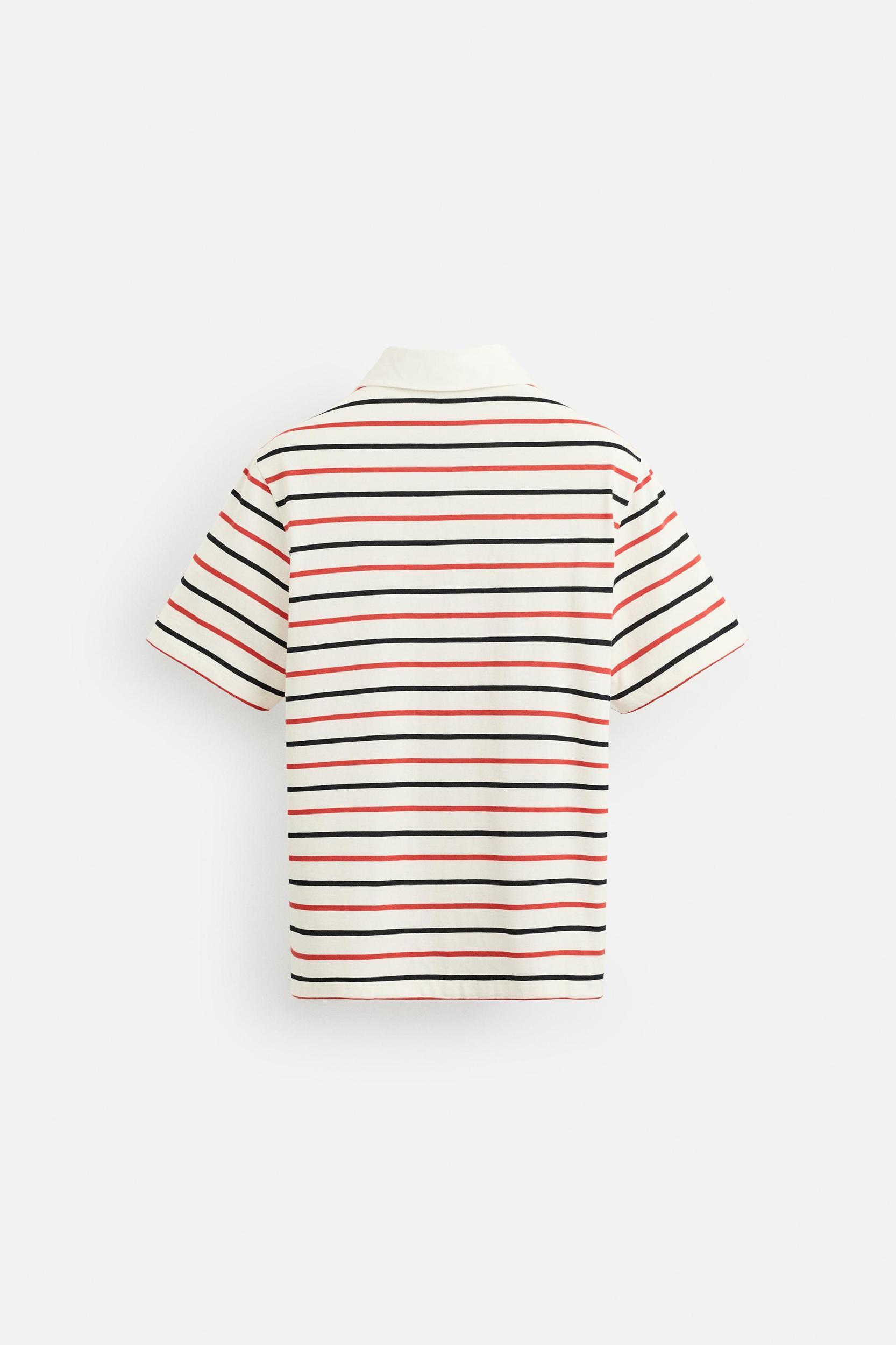 STRIPED POLO SHIRT Product Image