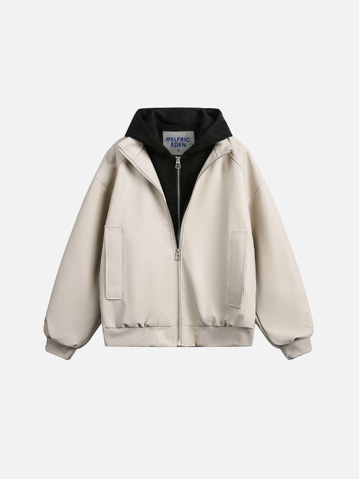 Aelfric Eden Two Layer Boxy Faux Leather Jacket Product Image