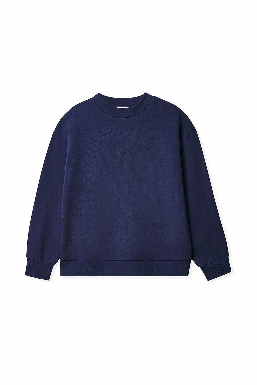 High Neck Detail Sweatshirt Product Image