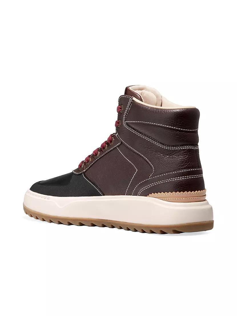 Grandprø Crossover Leather High-Top Sneakers Product Image