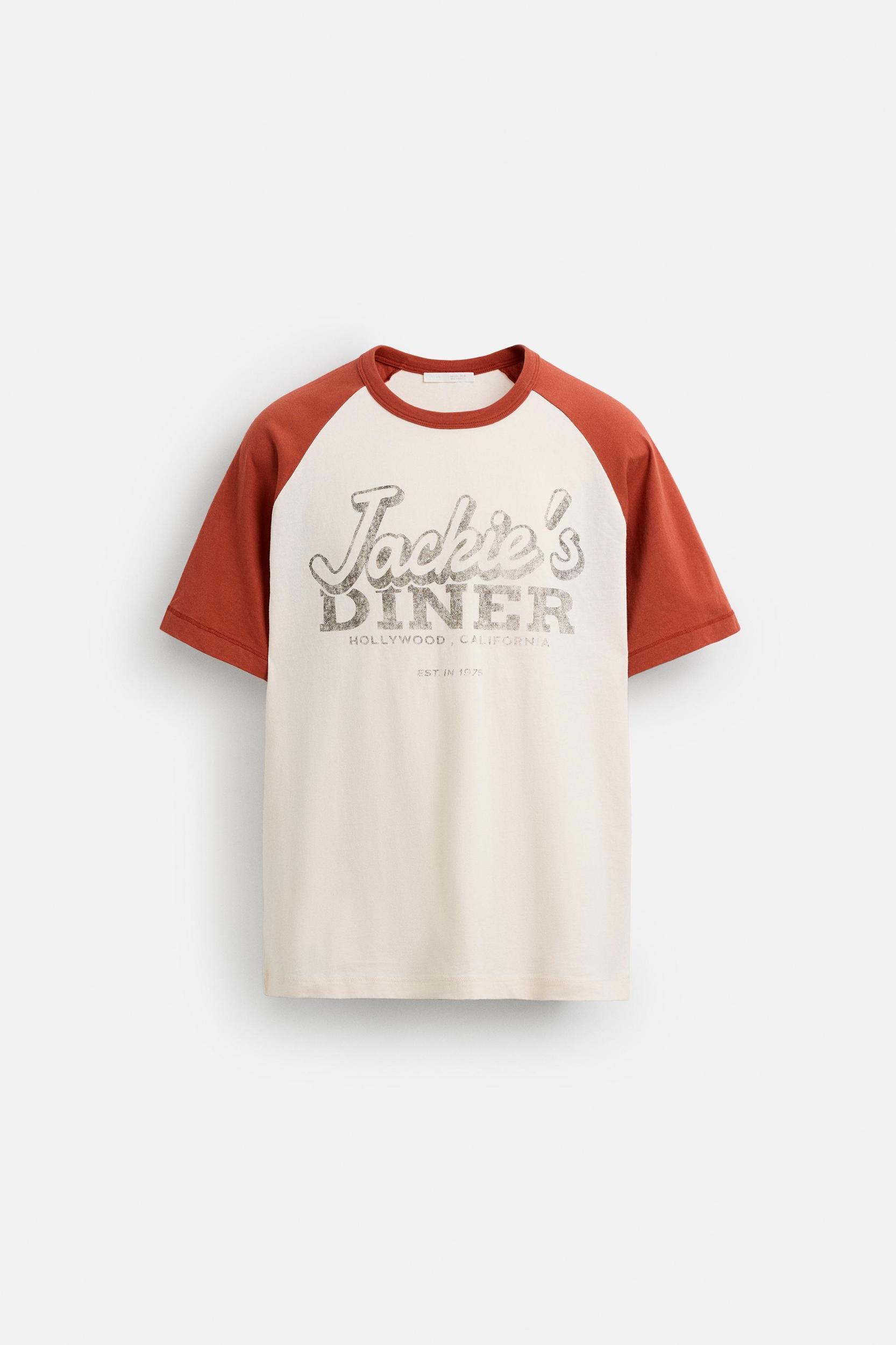 WASHED PRINTED T-SHIRT Product Image