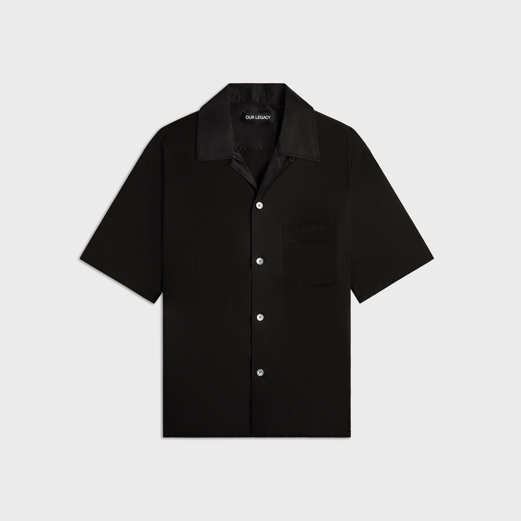 Our Legacy Heusen Shirt  - Black All Day Poplin Male Product Image