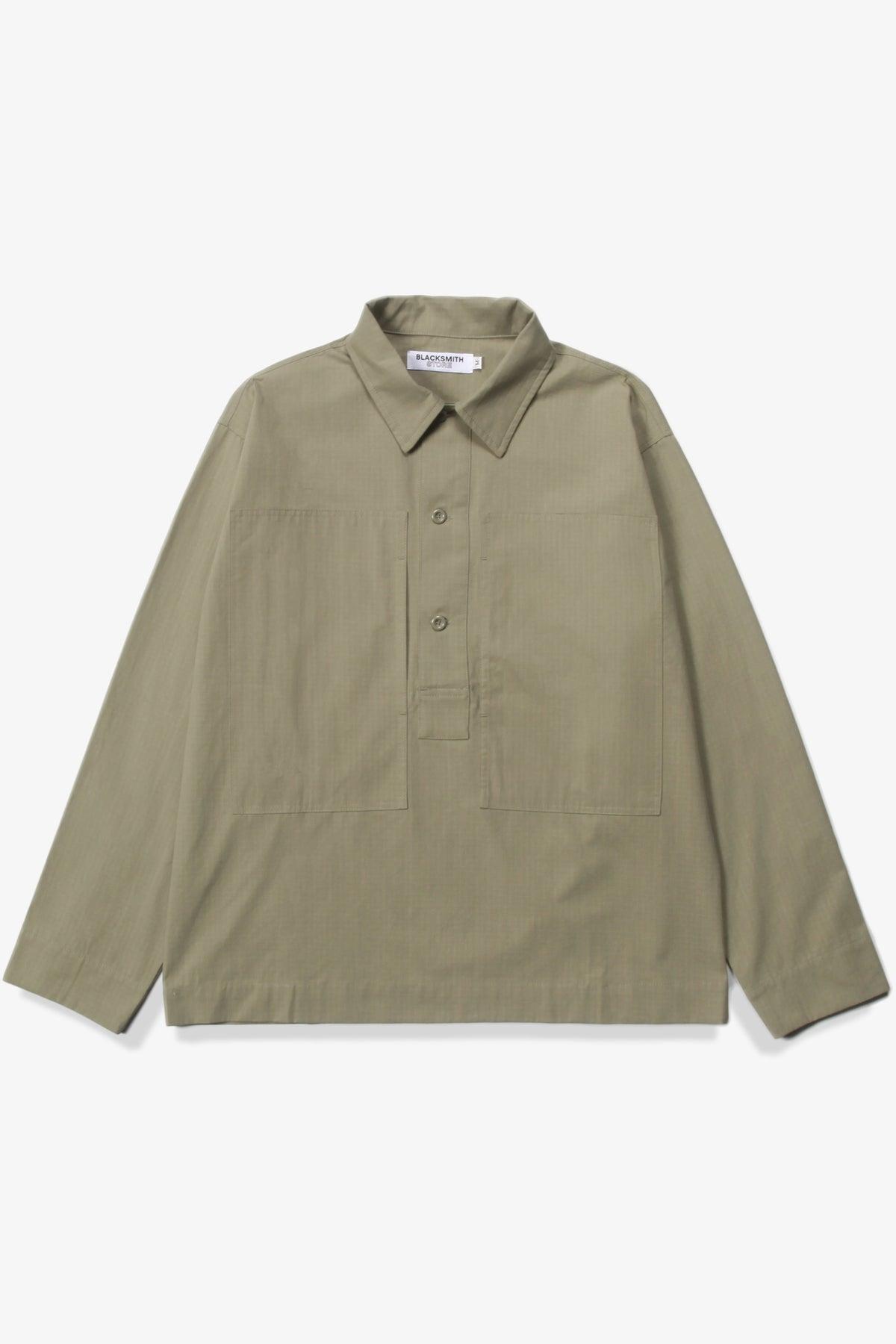 Blacksmith - Ripstop Military Popover - Black Product Image