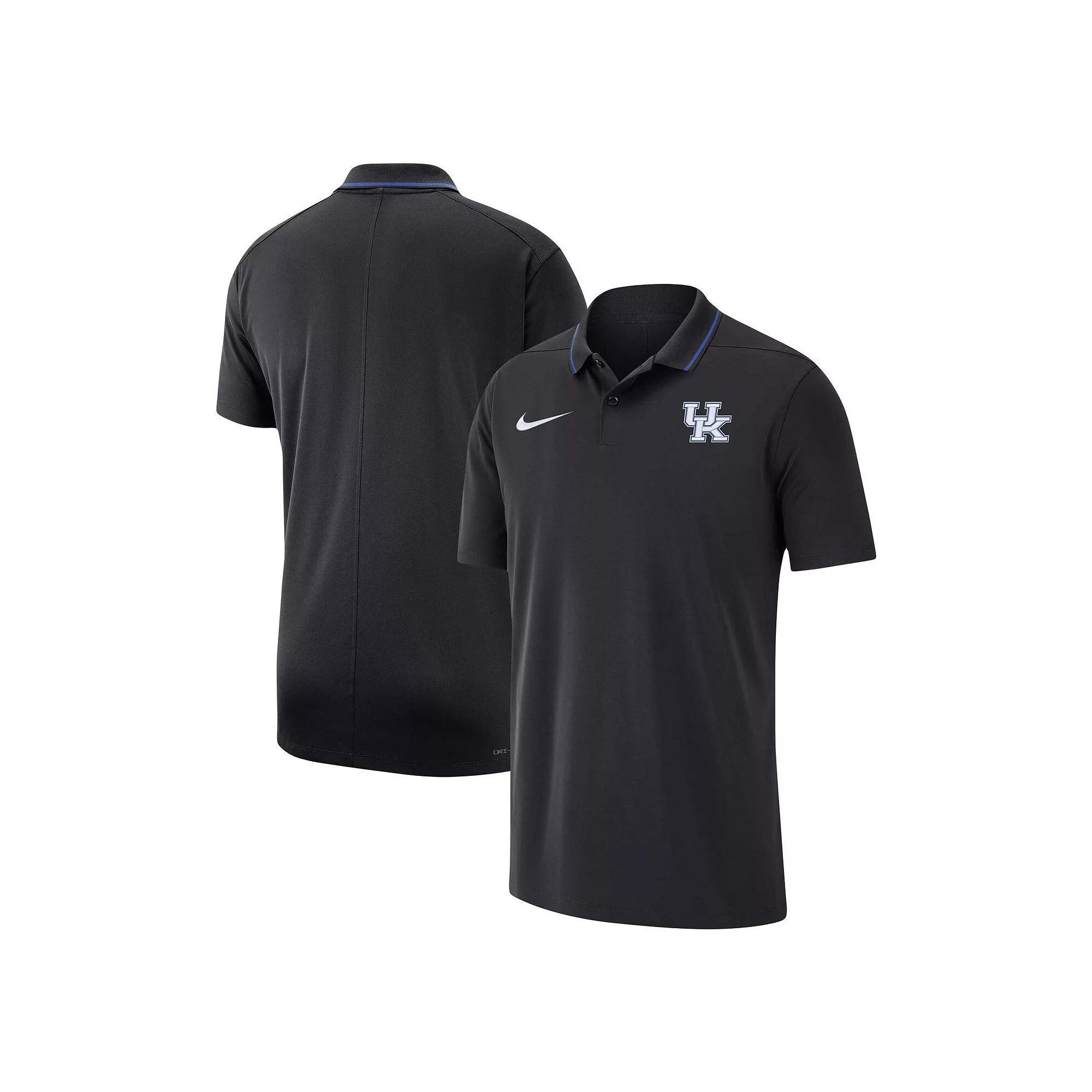 Men's Nike Black Kentucky Wildcats 2023 Coaches Performance Polo, Size: Small Product Image