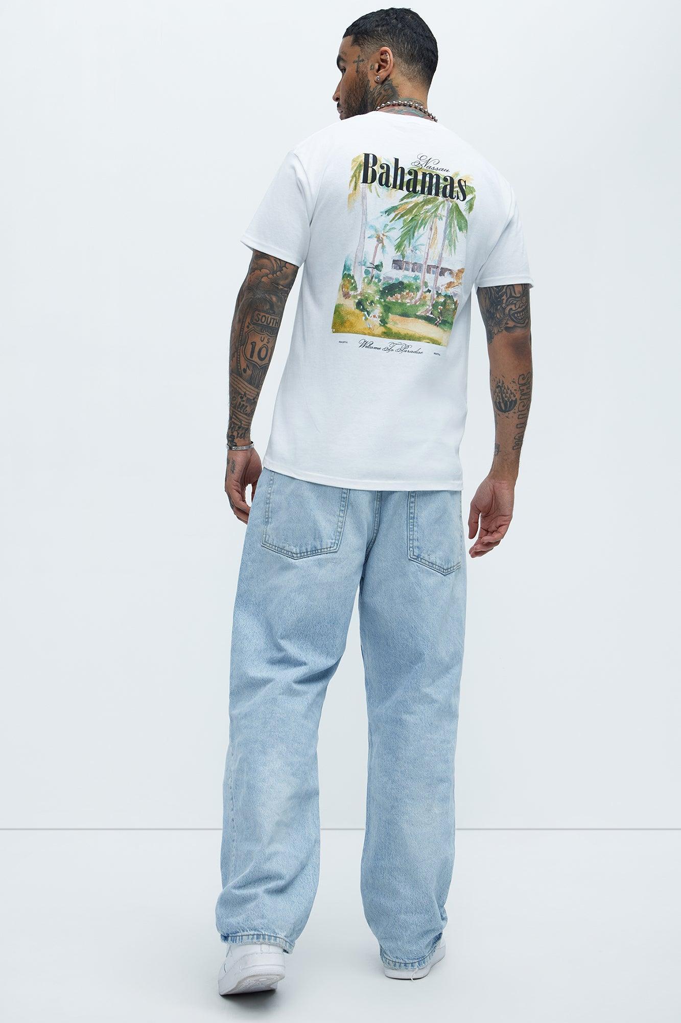 Bermuda Bahama Short Sleeve Tee - White Product Image