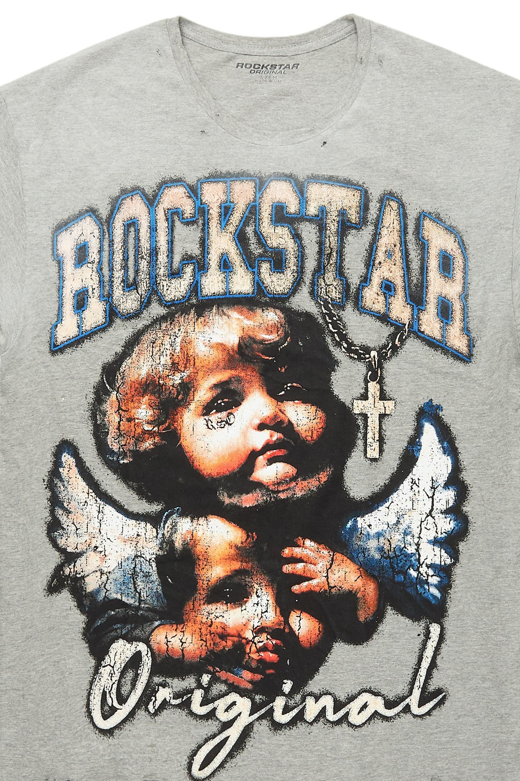 Jovala Grey Oversized T-Shirt Female Product Image