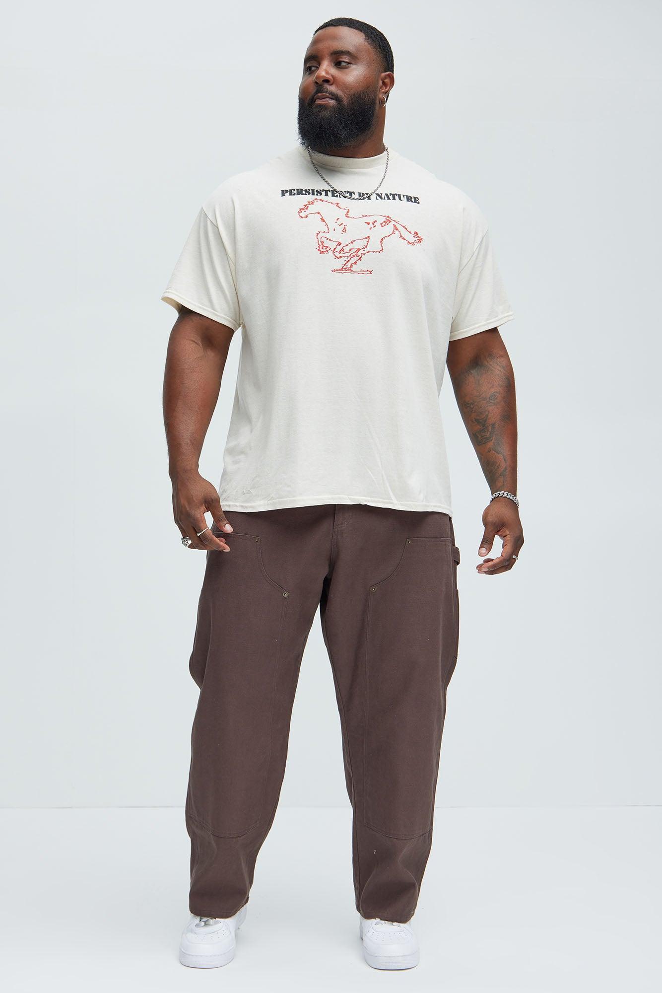 Persistent Horse Short Sleeve Tee - Off White Product Image